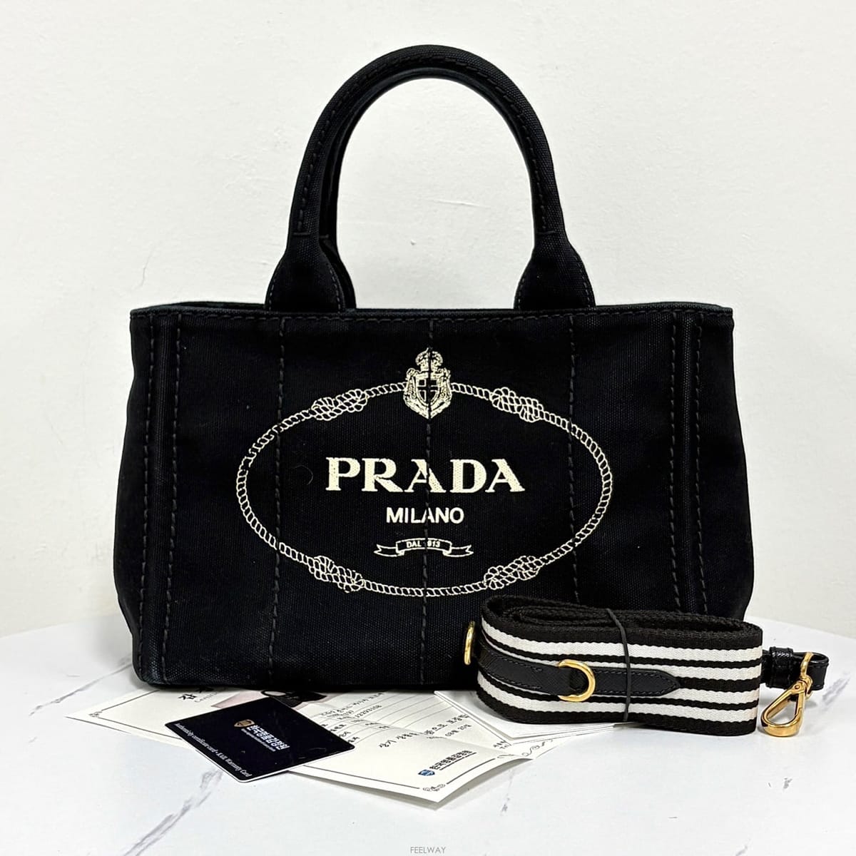 PRADA ����� ī���� ĵ���� ��Ʈ�� ����� ���� (1BG439)����� ī���� ĵ���� ��Ʈ�� ����� ���� (1BG439)