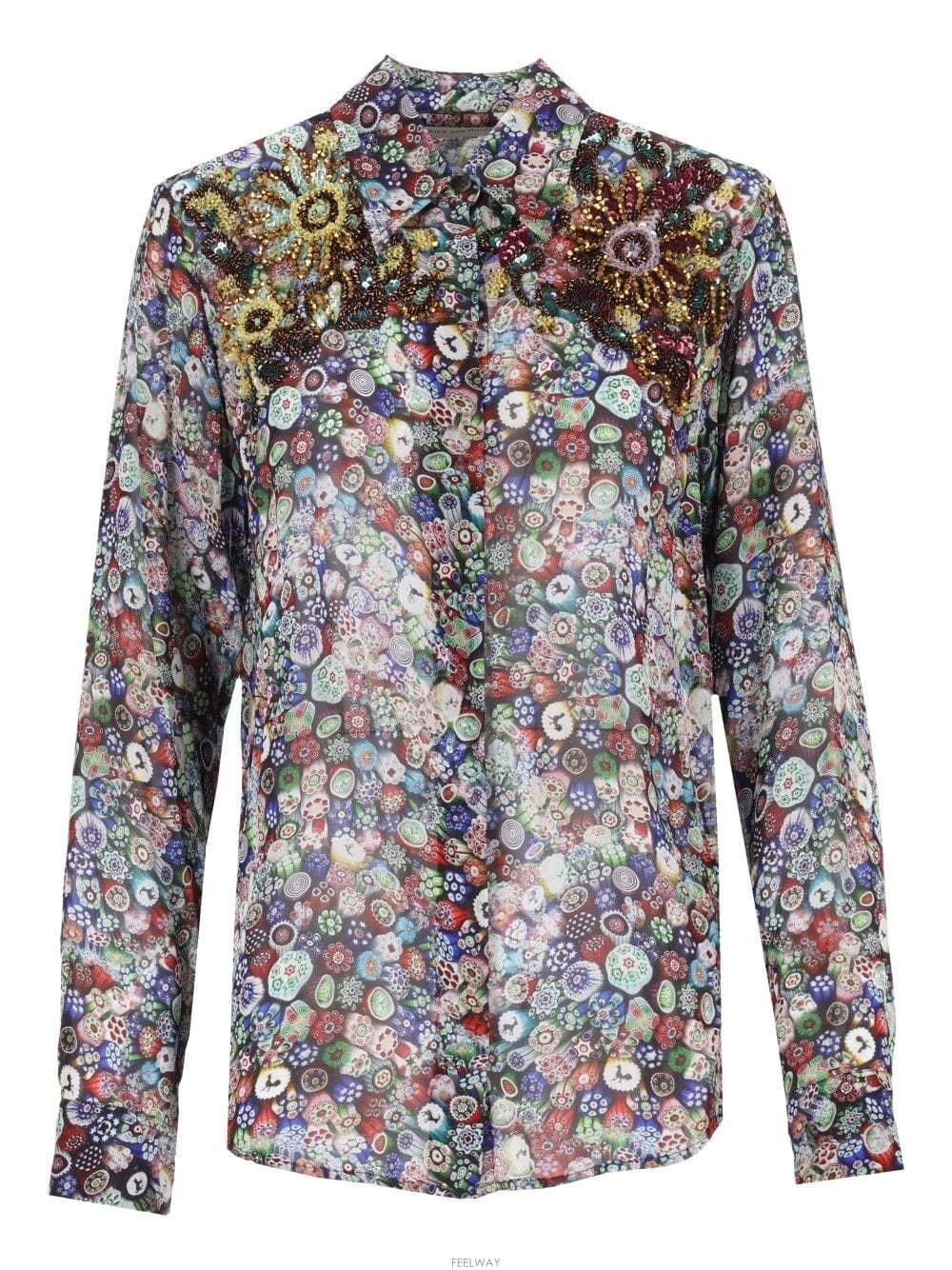 Dries Van Noten [A9] �帮�� �� ��ư 262-130716-4005980 ����콺 ���� ž ���� 262-130716-400[A9] �帮�� �� ��ư 262-130716-4005980 ����콺 ���� 