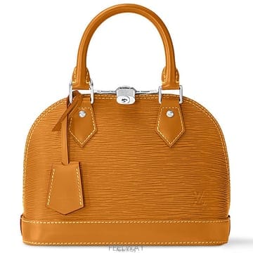 26 FW 루이비통 카멜 Alma 알마 BB 더블 지퍼 클로저 패드락 키벨 토트백