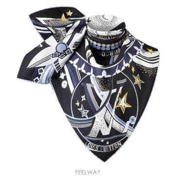 26 FW 루이비통 LV Star Sign 스타사인 더블사이드 트윈픽스 스퀘어 90 스카프