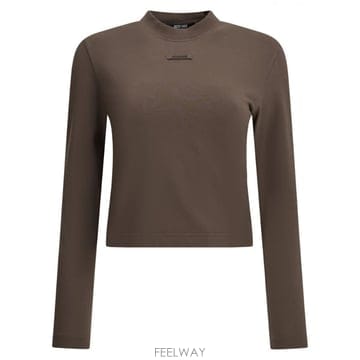 26FW 자크뮈스 Gros Grain crew 넥 T 셔츠 TSW00155AJ00124BROWN TP5813