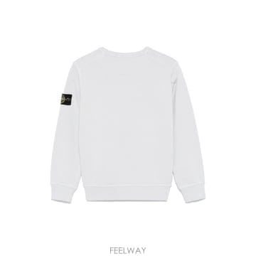 25SS 스톤아일랜드 크루넥 스웨트 셔츠 with overlock seams K1S166100011S0040