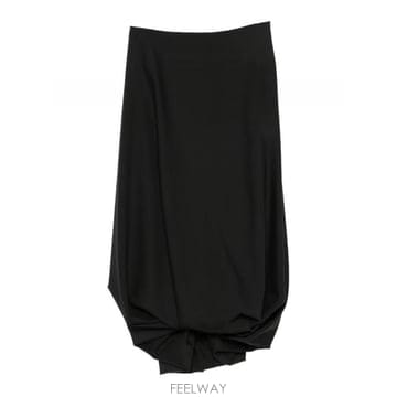 26FW 로헤 Baloon 미디 스커트 42032225BLACK TP581379619