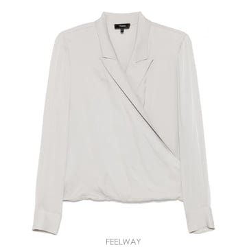 띠어리 Pk Lapel Wrap Blmod O1102503B6M TP577897482