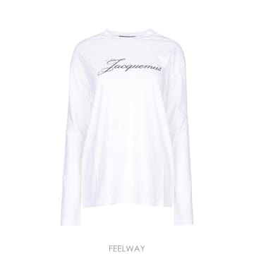 Jacquemus 26FW ��ũ���� ���� Ƽ���� TSU00351AJ00289 100 White26FW ��ũ���� ���� Ƽ���� TSU00351AJ00289 100 White