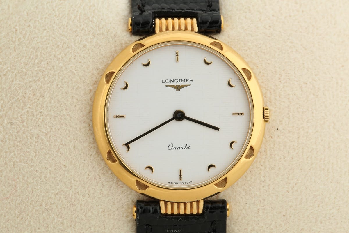 Longines ���� Longines ȭ��Ʈ ���̾� �ݴ� �ε��� ���� ���� �ð� Ref. 6875���� Longines ȭ��Ʈ ���̾� �ݴ� �ε��� ���� ���� �ð�