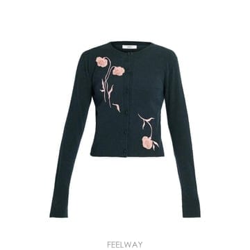 26 FW 에르뎀 flower embroidered cardigan PF26KT6230013021 TP455