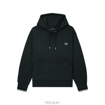 프레드 팁 후드 스웨트셔츠