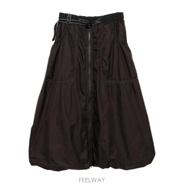앤드 원더 보르도 옥타 스커트