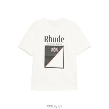루드 로고 프린트 티셔츠