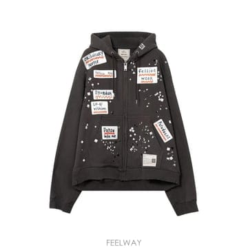 26 FW 메종미하라야스히로 디스트레스드 디테일 후드티 A16PK551 TP455081690