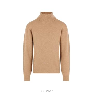 26 FW Roberto Collina 골지 트리밍 터틀넥 스웨터 263MYB40003 TP455923942
