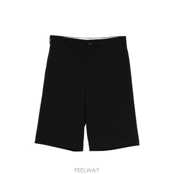 꼼데가르송 버튼 클로저 팬츠 블랙
