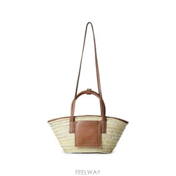 당일배송 쟈크뮈스 솔리 라피아 스몰 토트 백