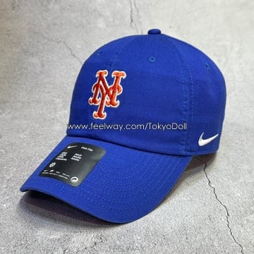 (국내배송) 나이키 스우시 뉴욕 메츠 자수 MLB 볼캡 팀컬러
