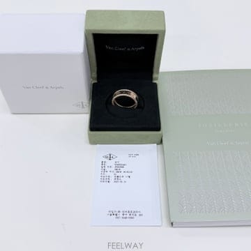 [S급/61호] 26SS 반클리프 아펠 18K 로즈골드 반지