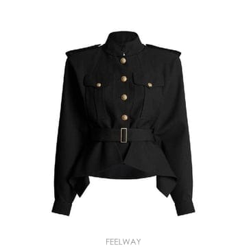 Balmain �׶�����Ÿ �ؿ� �߸� ���� WOOL BELTED ���� JA00000000500PA�׶�����Ÿ �ؿ� �߸� ���� WOOL BELTED ���� JA000000005