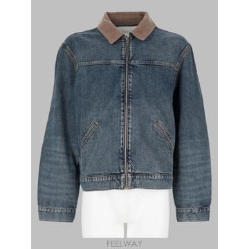 26FW 프레임 자켓 M014DJA813 BKPT DENIM