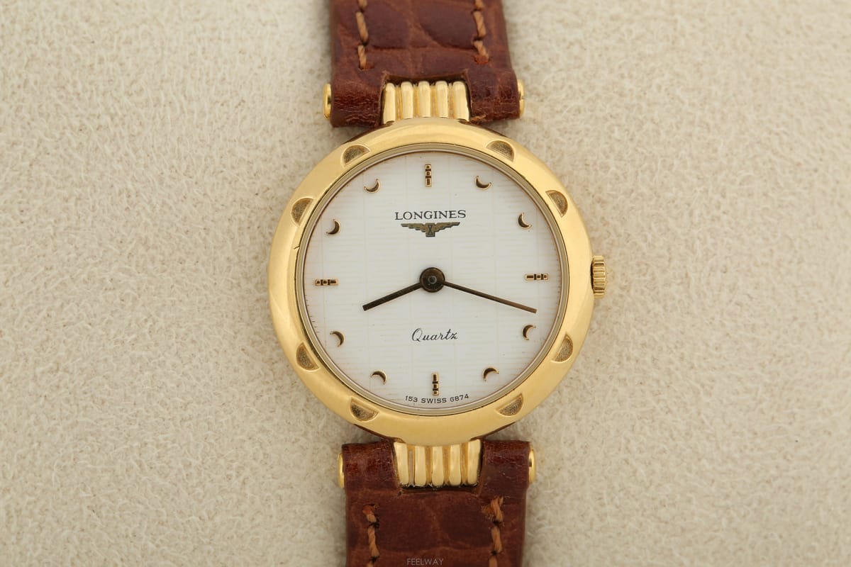 Longines ���� Longines ȭ��Ʈ ���̾� �ݴ� �ε��� ���� ������ ���� �ð� Ref. 6874���� Longines ȭ��Ʈ ���̾� �ݴ� �ε��� ���� ������ ��