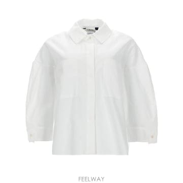 26FW 에스막스마라 블라우스 셔츠 2619111023600 174060 WHITE