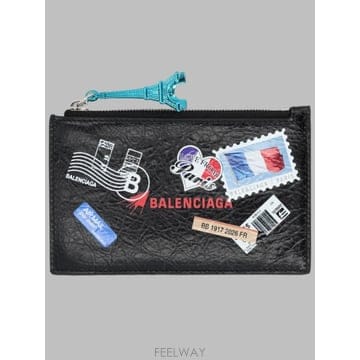 26FW 발렌시아가 남성지갑 867150 2ACHI1084 BLACK