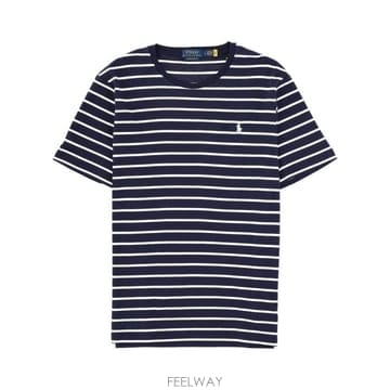 Ralph Lauren 26SS ���� �����η� ���� Ƽ���� 710B16648 001REFINEDNAVY WHITE BLUE26SS ���� �����η� ���� Ƽ���� 710B16648 001REFINEDNAV