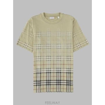 Burberry 26FW ������ �׶���Ʈ üũ ��ư Ƽ���� 8119023 C4053 BEIGE26FW ������ �׶���Ʈ üũ ��ư Ƽ���� 8119023 C4053 
