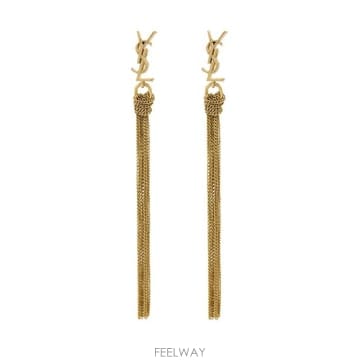 Saint Laurent 26FW ���ζ� ��Ż ī���� �½� �̾ 803195 Y15008030 GOLD26FW ���ζ� ��Ż ī���� �½� �̾ 803195 Y15008030