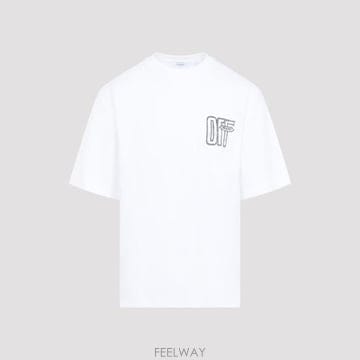 Off White 26FW ����ȭ��Ʈ ���� Ƽ���� 44MAA120 F26J00Y100 WHITE26FW ����ȭ��Ʈ ���� Ƽ���� 44MAA120 F26J00Y100 WHITE