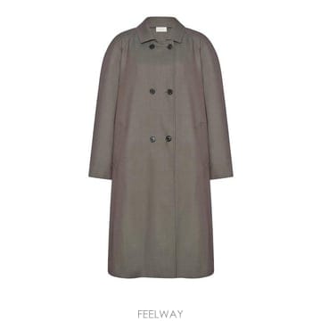 더 로우 코트 GREEN BROWN