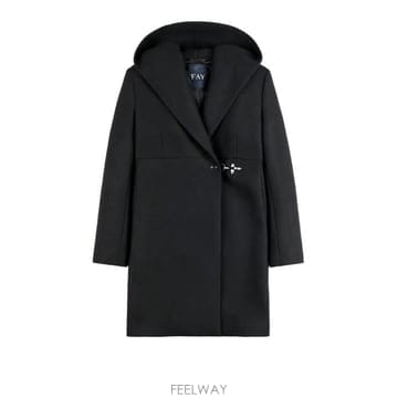 26FW 페이 코트 NAW54533110 YMVB999 NERO