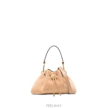 26FW 지미추 토트백 CINCH SMALL SUETOFEE GOLD