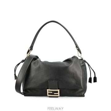26FW 펜디 바게트 소프트 라지 백 8BR857 B1ZKF0QA1 BLACK