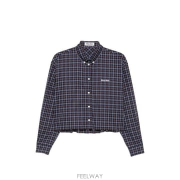 26FW 미우미우 셔츠 MK1659 19U3F057W NAVY