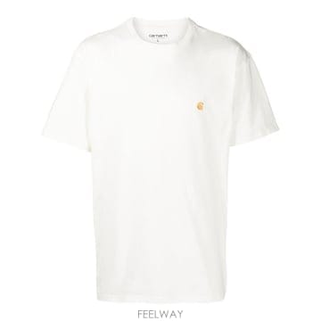 Carhartt 26FW Į��Ʈ WIP �������� ü�̽� Ƽ���� I026391 00RXX WHITE26FW Į��Ʈ WIP �������� ü�̽� Ƽ���� I026391 00RXX W