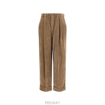 26FW 브루넬로 쿠치넬리 스트레이트 팬츠 MP547P9274 C3368 BROWN