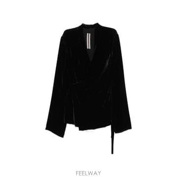 26FW 릭 오웬스 가디건 RP02F5230 V09 BLACK