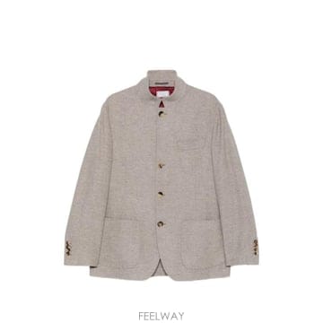 Brunello Cucinelli 26FW ���ڷ� ��ġ�ڸ� ��Ʈ ���� MT4016265 CSO46 GREY26FW ���ڷ� ��ġ�ڸ� ��Ʈ ���� MT4016265 CSO46 GREY