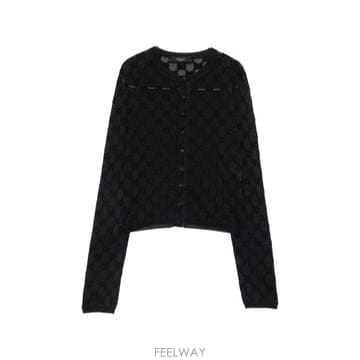 26FW 구찌 가디건 875547 XKFMR1000 BLACK