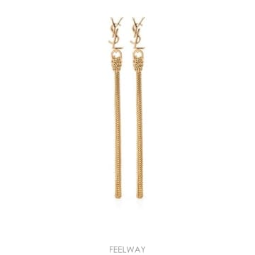 Saint Laurent 26FW ���ζ� ��Ż ī���� �½� �̾ 803195 Y15008030 GOLD26FW ���ζ� ��Ż ī���� �½� �̾ 803195 Y15008030