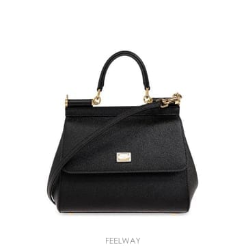 26FW 돌체앤가바나 미디움 시실리 핸드백 BB6003 B100180999 BLACK