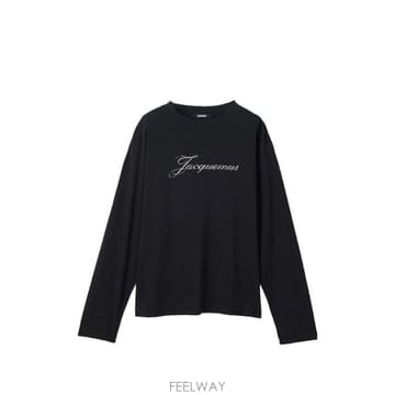 26FW 자크뮈스 반팔 티셔츠 TSU00351 AJ00289990 BLACK