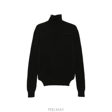 26FW 릭 오웬스 스웨터 RP02F5648 KWVH09 BLACK