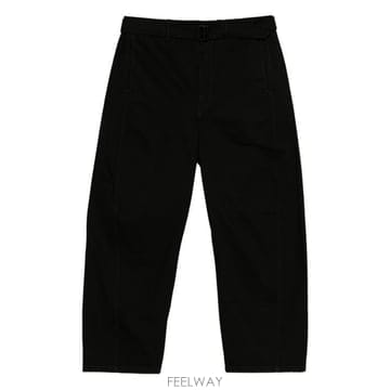 26FW 르메르 트위스트 벨티드 팬츠 PA326 LD1055999 BLACK
