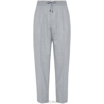 26FW 브루넬로 쿠치넬리 스트레이트 팬츠 ME226E1710 C272 GREY