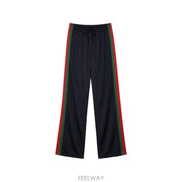 26FW 구찌 스트레이트 팬츠 866170 XJH0N4816 NAVY