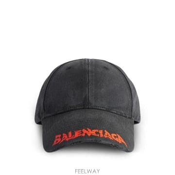 Balenciaga 26FW �߷��þư� ��Ʈ���� �ΰ� ��ĸ A001UQ 410B21000 BLACK26FW �߷��þư� ��Ʈ���� �ΰ� ��ĸ A001UQ 410B21000 
