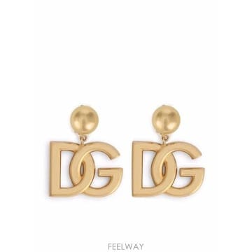 Dolce&Gabbana 26FW ��ü�ذ��ٳ� �̾ WEN6P2 W1111ZOO00 GOLD26FW ��ü�ذ��ٳ� �̾ WEN6P2 W1111ZOO00 GOLD