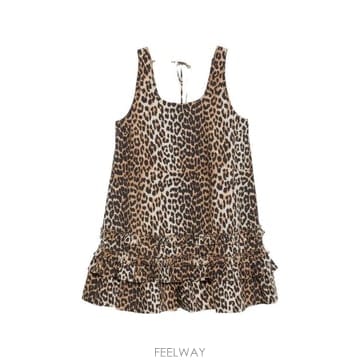 GANNI 26FW ���� �� ���ǽ� A1030760 859 LEOPARD PRINT26FW ���� �� ���ǽ� A1030760 859 LEOPARD PRINT