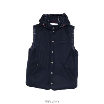 Brunello Cucinelli 26FW ���ڷ� ��ġ�ڸ� ����� �� �ö��� ����ó�� �ĵ� �ٿ� ����Ʈ MM4701775 CQJ36 NAVY26FW ���ڷ� ��ġ�ڸ� ����� �� �ö��� ����ó�� �ĵ� 